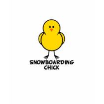 Snowboarding Chick t-shirts