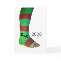 snowboarding christmas 'stocking' cards by vaughnphoto snowboarding christmas 'stocking' cards