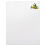 Snowboarding Clown Letterhead Design