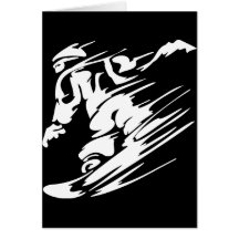 Snowboarding Extreme Sport Greeting Cards