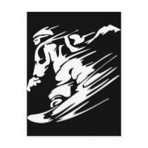 Snowboarding Extreme Sport Post Cards