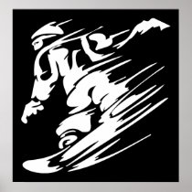 Snowboarding Extreme Sport Poster