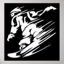 Snowboarding Extreme Sport Poster