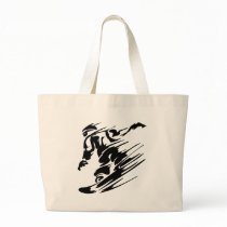 Snowboarding Extreme Sports Tote Bags
