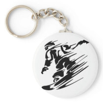 Snowboarding Extreme Sports Key Chain