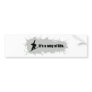 Snowboarding is a Way of Life Bumper Sticker