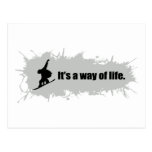 Snowboarding is a Way of Life Postcards