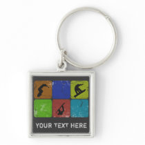 Snowboarding Keychain keychains