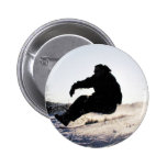 Snowboarding Picture Round Button