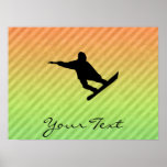 Snowboarding Poster