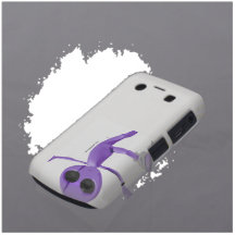 Snowboarding Purple Alien Blackberry Bold Case