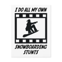 Snowboarding Stunts postcards