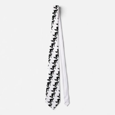 Snowboarding Necktie by Thinkdifferent