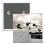 Snowboarding Tricks Square Pin