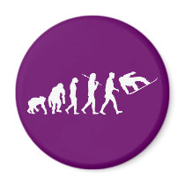 Snowboarding Winter Sport boarders gear Fridge Magnets