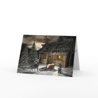 Snowbound Greeting Cards by Fantasysavers