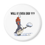 Snowbound Penguin magnets