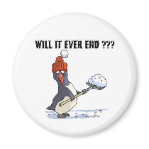 Snowbound Penguin magnets