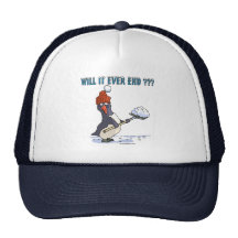 Snowbound Penguin Mesh Hats
