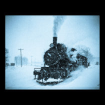 Snowbound Train posters