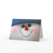 Snowboy Christmas Card