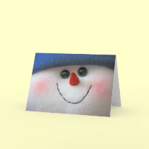 Snowboy Christmas Card