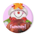 Snowboy Meets Turkey" Magnet by Rb_barnes2 Snowboy Meets Turkey" Magnet