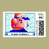 Snowboy stamps