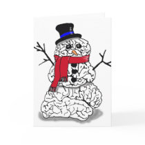 Snowbrain Greeting Card