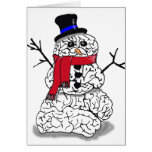 Snowbrain Greeting Card