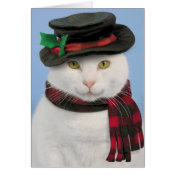 Snowcat Christmas Card