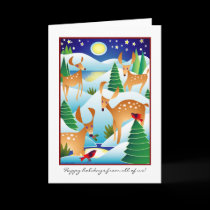 Snowdeer Card cards