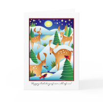 Snowdeer Card by PaulHonatke Snowdeer Card