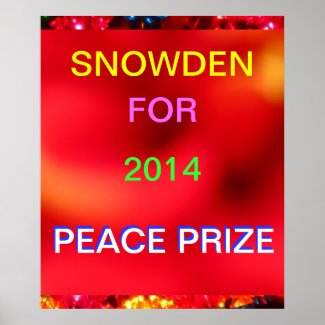 Snowden for 2014 Peace Prize