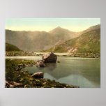 Snowdon from Llyn Llydaw, Gwynedd, Wales Print