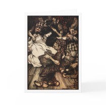 Snowdrop and the Dwarfs Greeting Card