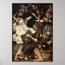 Snowdrop and the Dwarfs Print