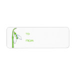 Snowdrop small Gift Tag Label
