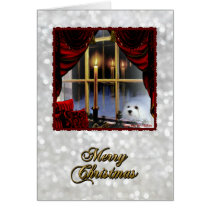 Snowdrop the Maltese Christmas Card cards