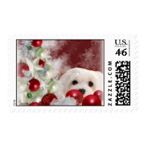 Snowdrop the Maltese Christmas Stamp stamps