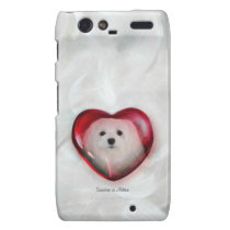 Snowdrop the Maltese Droid Razr Case casemate cases