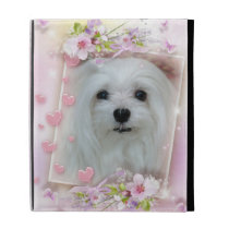Snowdrop the Maltese iPad Folio Case caseable cases