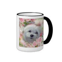 Snowdrop the Maltese Mug
