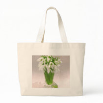 Snowdrops In The Vase bags by lifesphere Snowdrops In The Vase bags