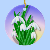 Snowdrops ornaments