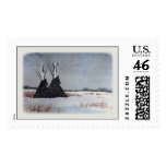 Snowdusted Tipis Stamp