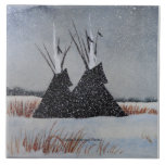 Snowdusted Tipis Tile