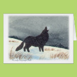 Snowdusted Wolf card customize signature