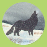 Snowdusted Wolf stickers