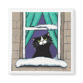 Snowed In Magnet magnet